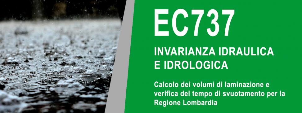 EC737 - Invarianza idraulica e idrologica: la gamma Edilclima si arricchisce di un nuovo modulo dedicato ai professionisti della Lombardia