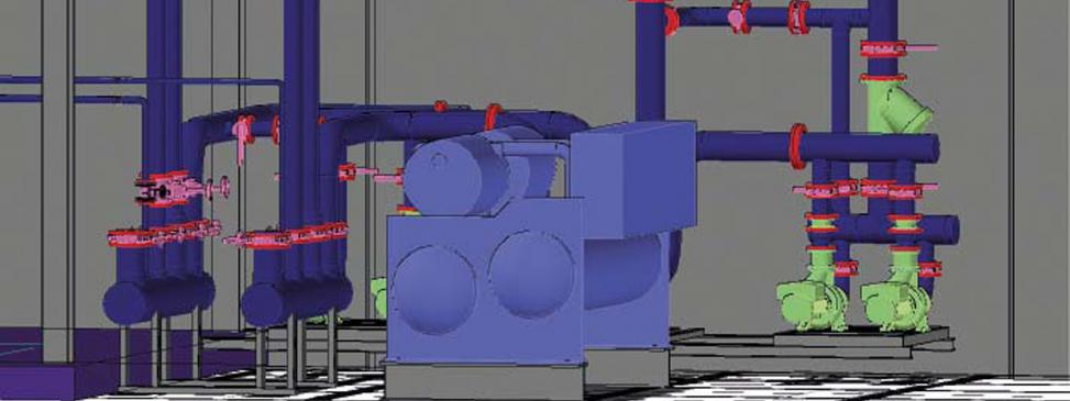 Progettazione di una centrale frigorifera ad alto rendimento energetico in ambiente 3D grazie all’ausilio del software AutoCAD®MEP