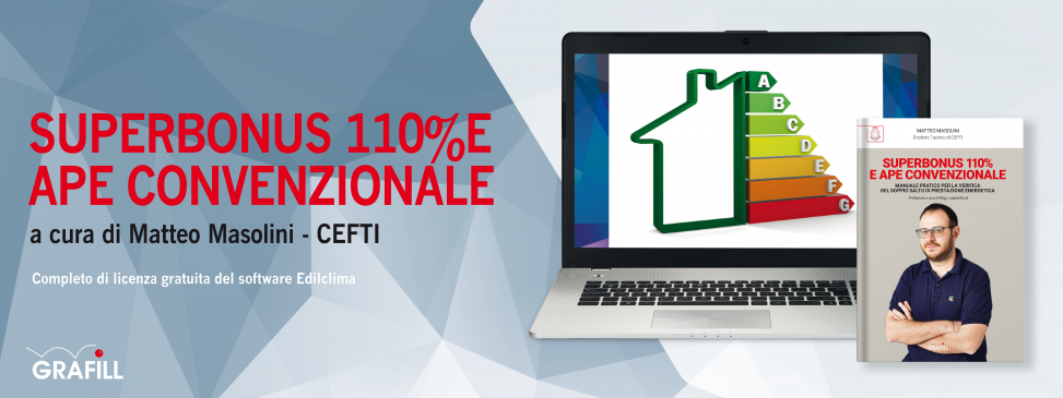 Superbonus 110% e APE convenzionale: disponibile il nuovo manuale per certificatori.