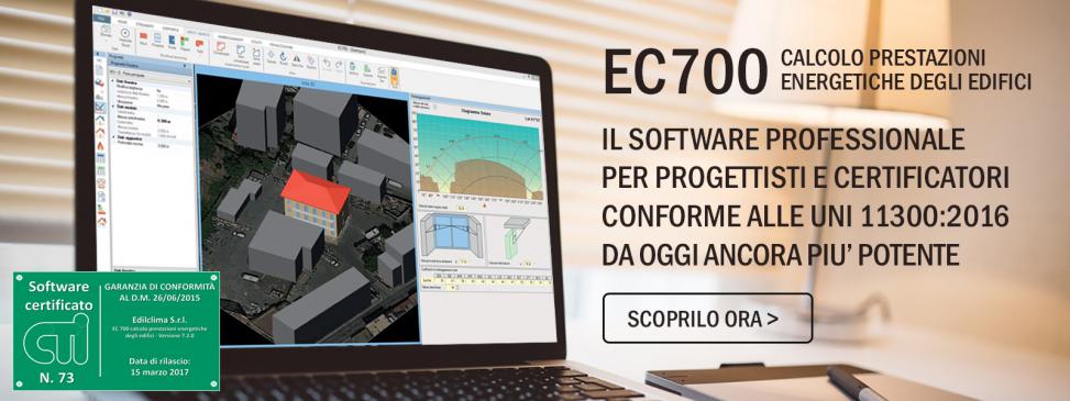 Le principali novità di EC700 v.8