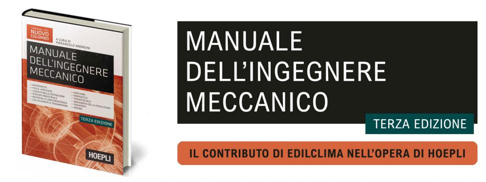 Manuale dell’Ingegnere Meccanico: il contributo di Edilclima